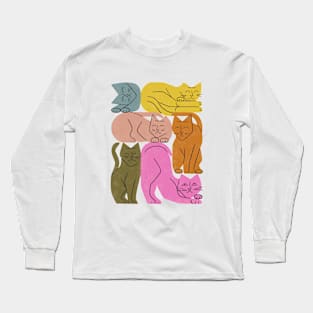 Stack of Cats Long Sleeve T-Shirt